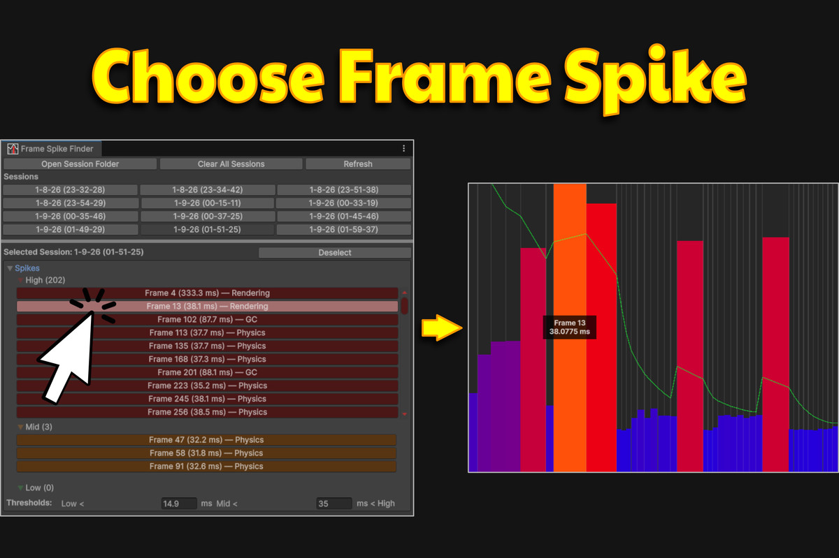 Frame Spike Finder