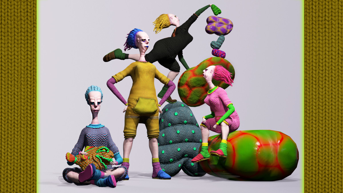 Funky Cartoon People Pack
