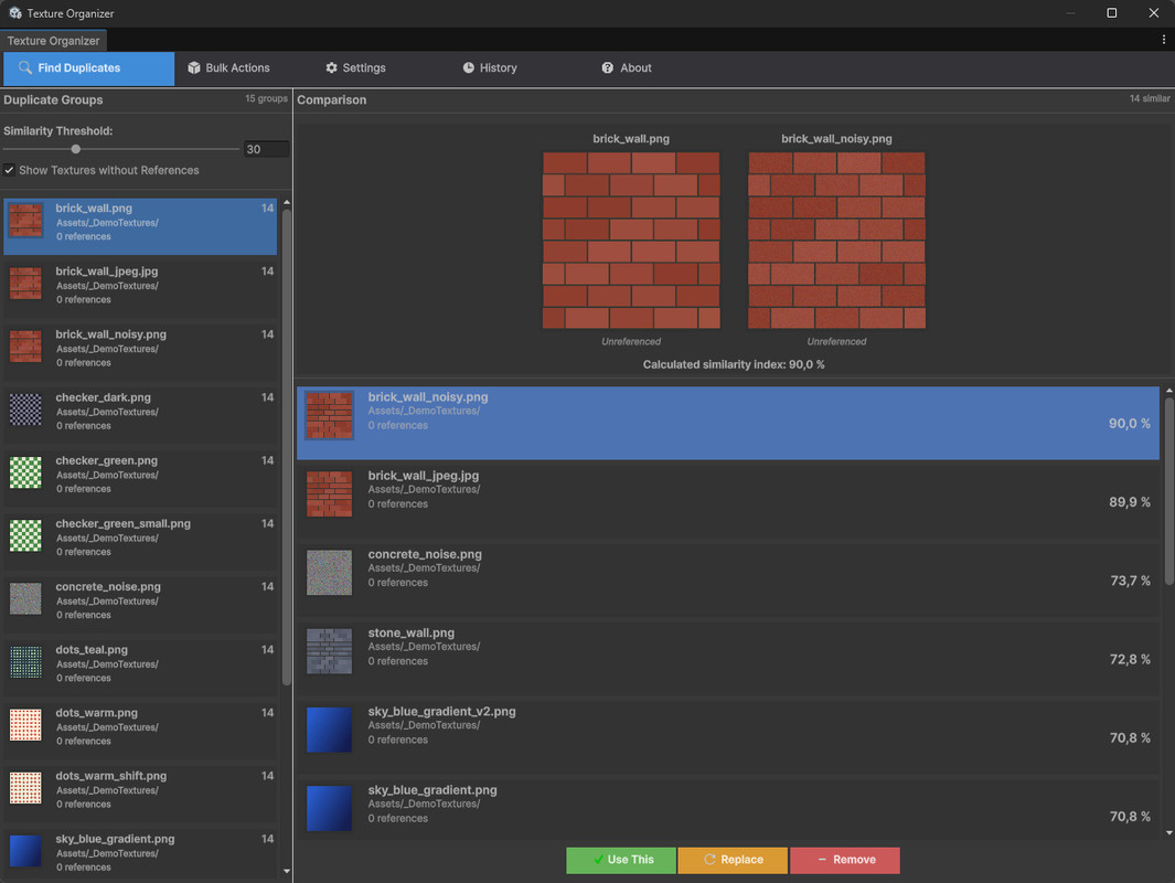 Texture Organizer