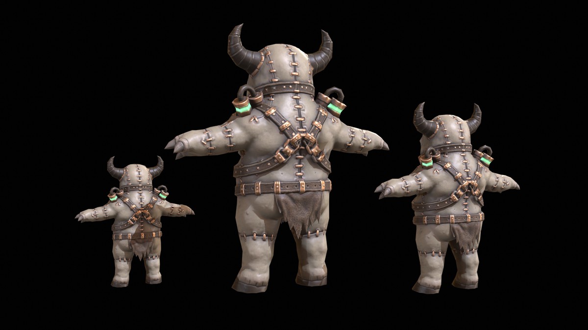 Chibi Necro Zombie Bull