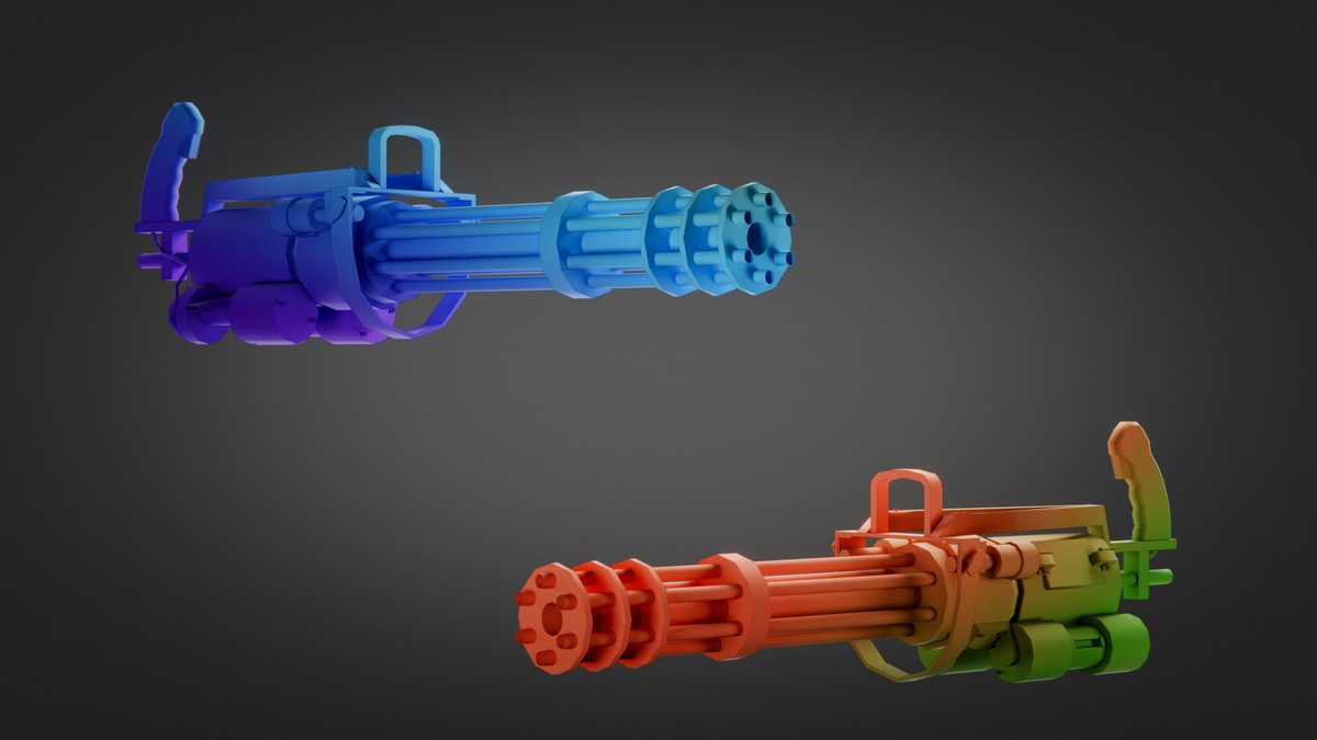 Ultimate Weapon Pack — 23 Guns + 943 Skins (Low Poly, Stylized, FPS/TPS Ready)