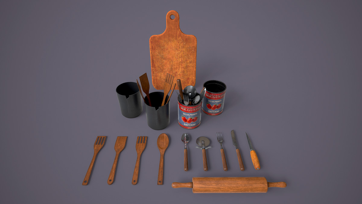 Retro Kitchen Props