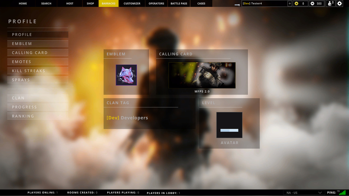 Emblems and Calling Cards - MFPS Addon