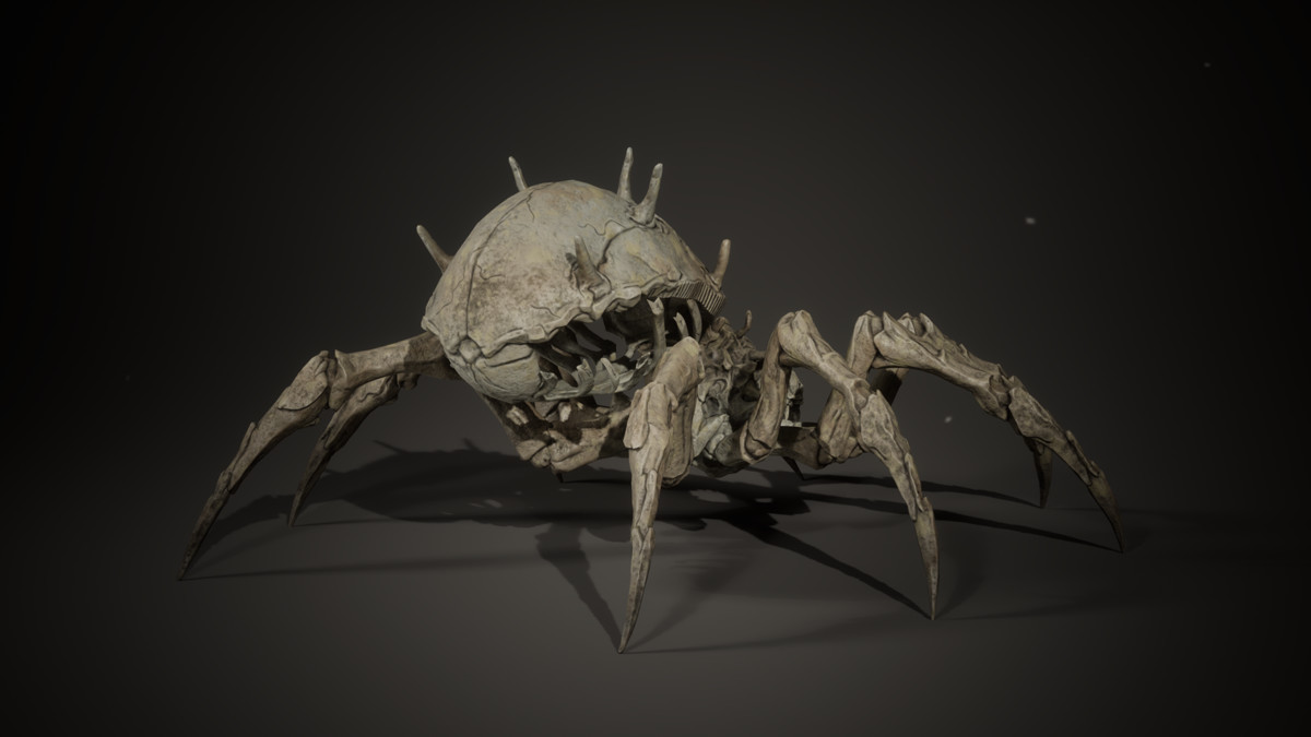 Bone Spider - Customizable Horror Monster