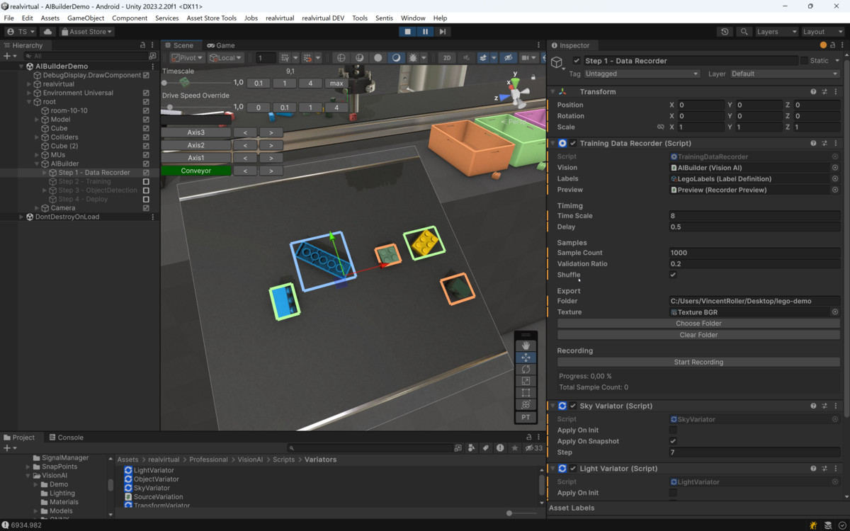 realvirtual.io AI Builder