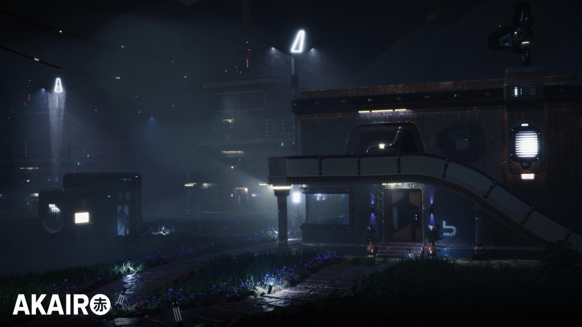 Fuyoh Cyberpunk Diner Environment