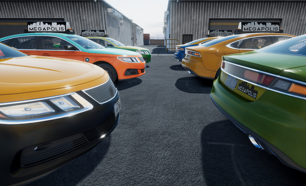 Generic taxi sedan