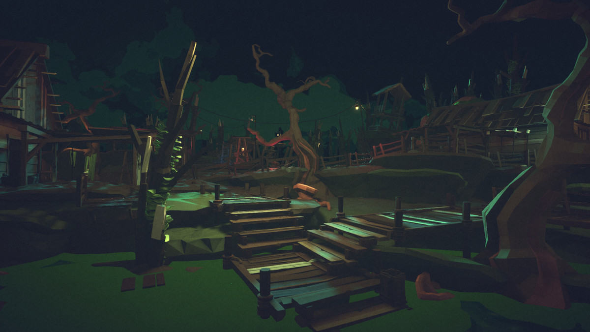 Low Poly Swamp Village – ModulaCraft PRO