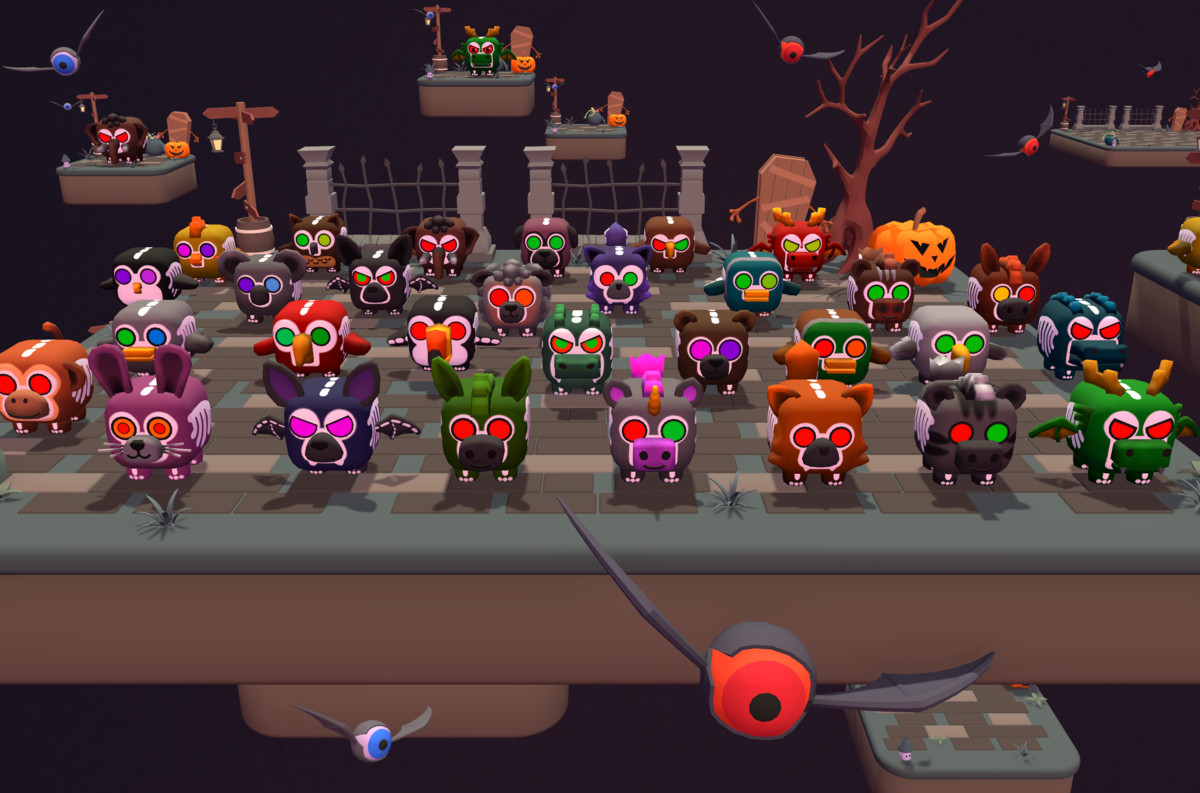 CuteMagic - Cube Animals Pack: Spooky Edition