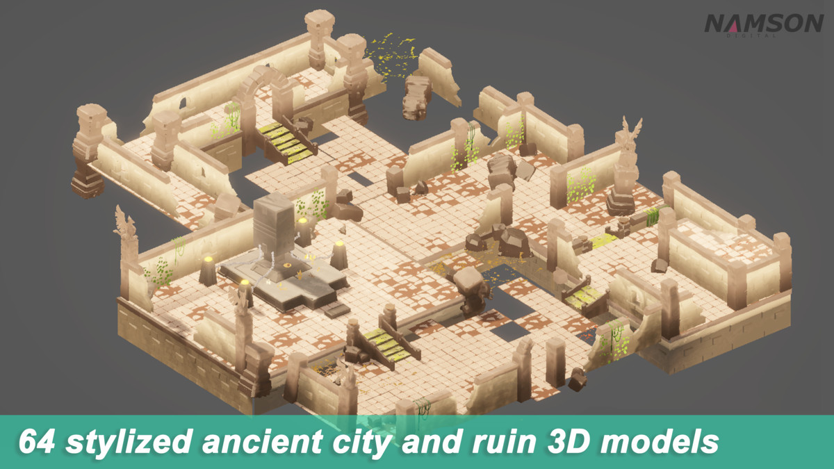 Ultimate Overgrown Ancient Ruins Pack