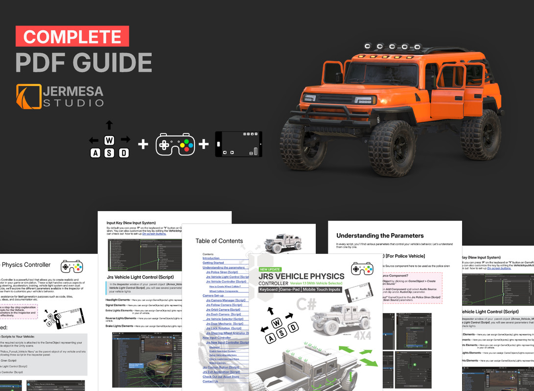 Adventure 4x4 - Heavy Duty Off-Road SUV Vehicle Physics
