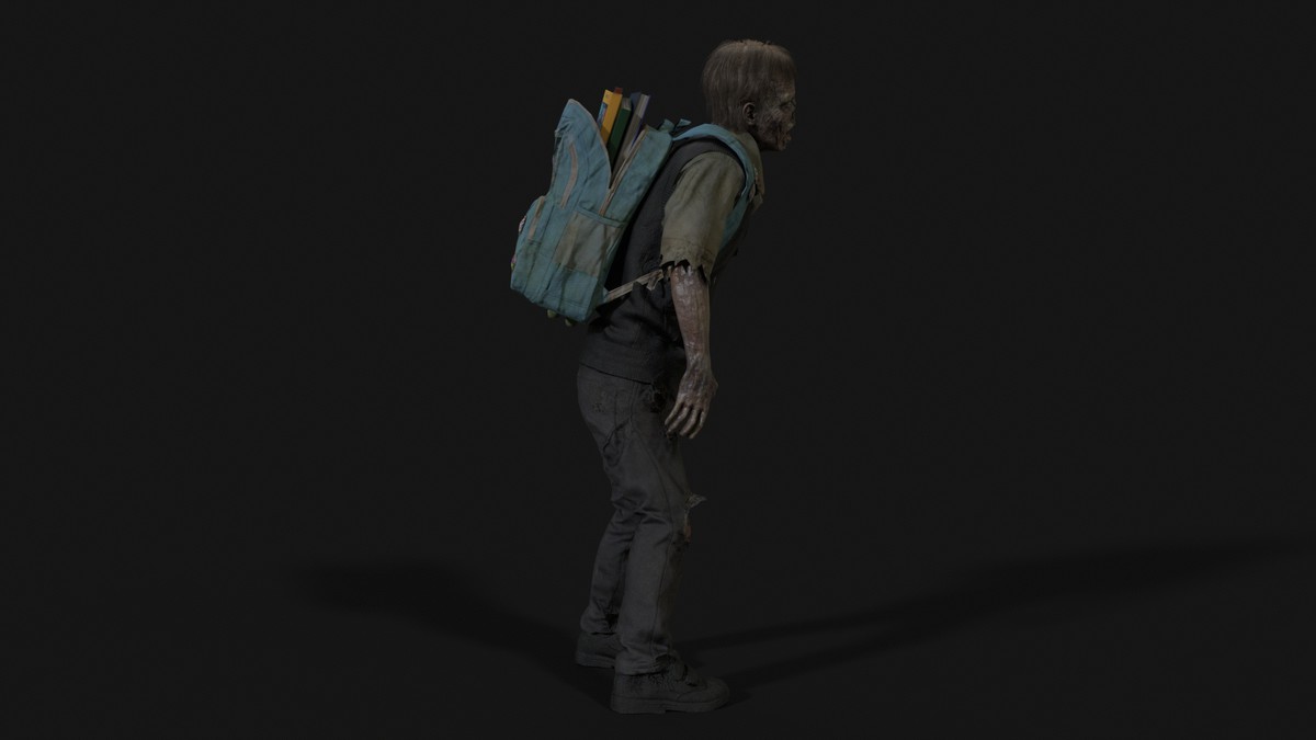 Gradeschooler Boy — American School Zombie Collection