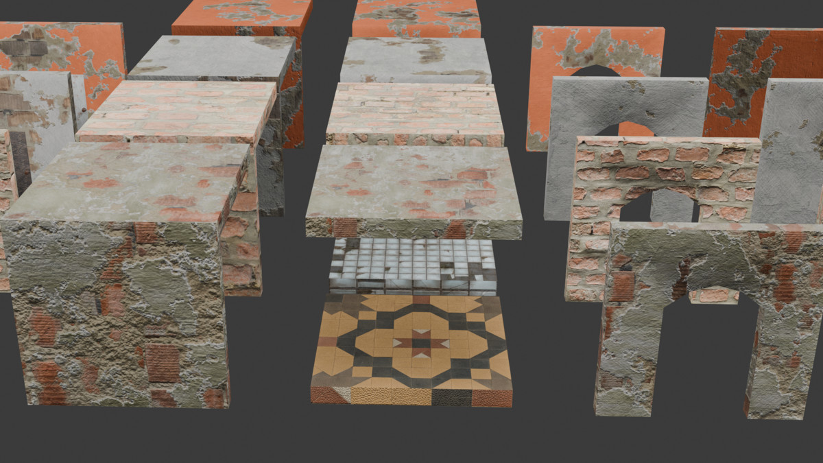 EmbersStorm – Mediterranean Ruins Building Kit