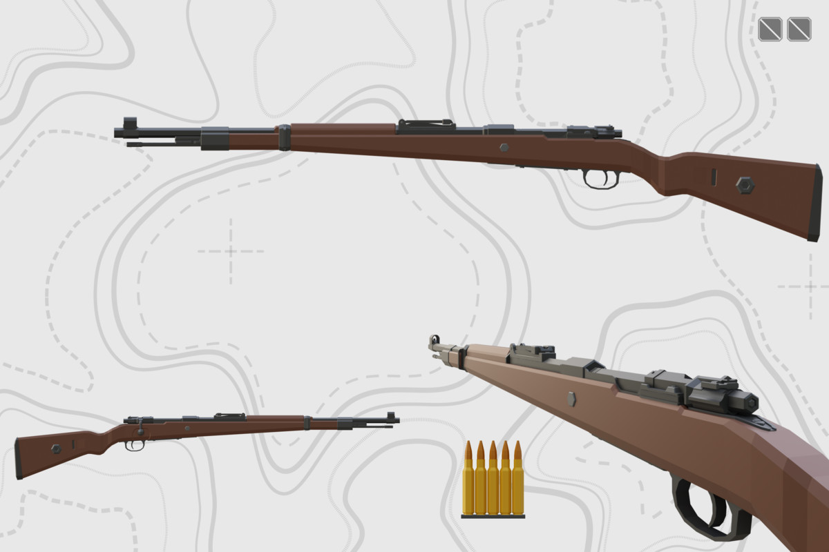 Low Poly Weapon Bundle Pack Fin