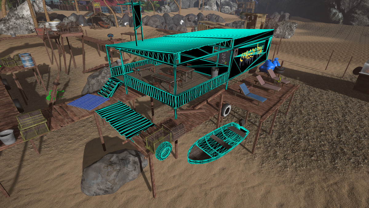 South Pacific Island - Map