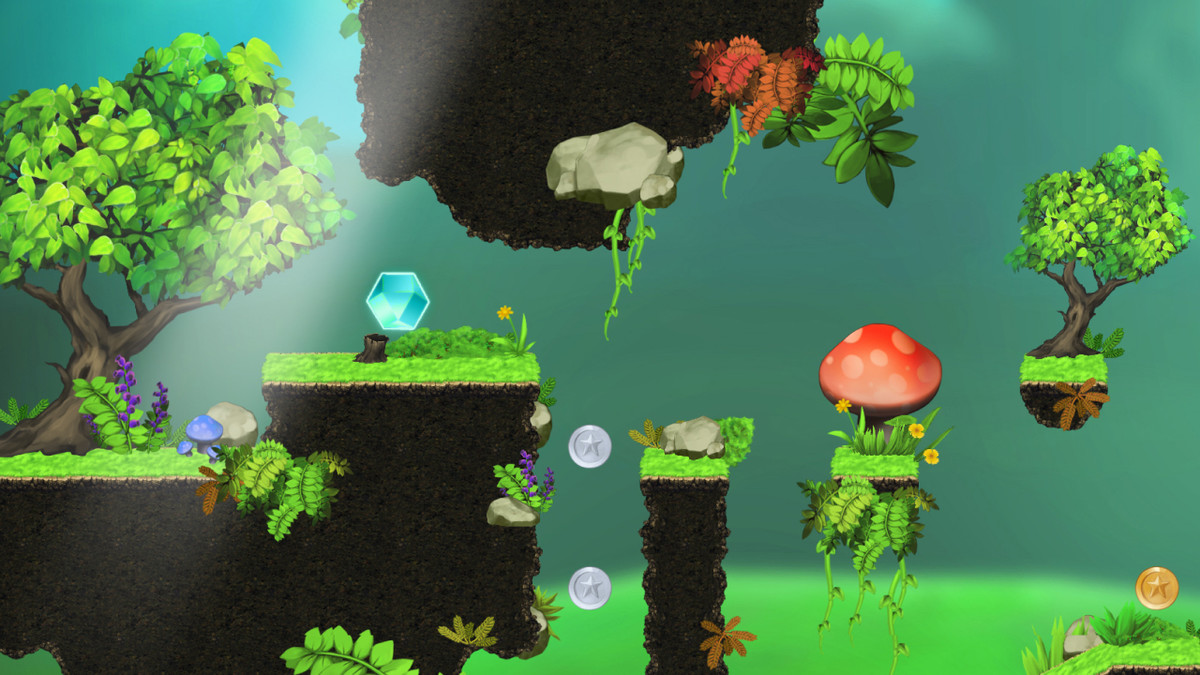 Platformer Tileset : Magic Forest