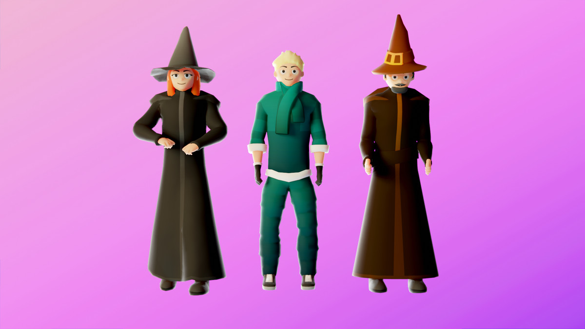 Low Poly Stylized Characters Pack 1 by IGS