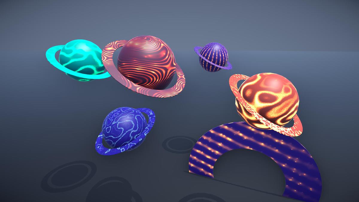 Animated Abstract Shader & Props