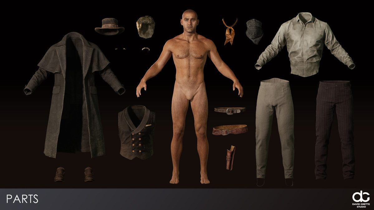 Western Character Henry - Gunner Cheater Gambler Huckster Cowboy Wild West Man