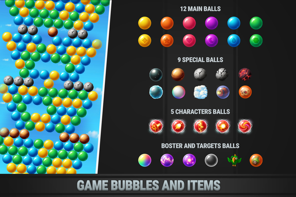 MK Bubble Shooter Kit • Pirate Pop Game Template