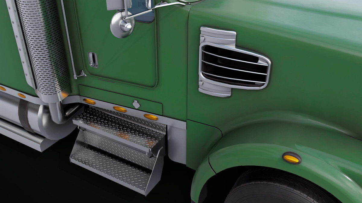 Truck 07 Log Trailer with All Loads Collection