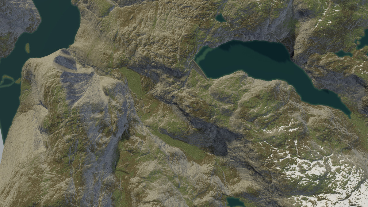 Norway Real-World LIDAR Terrains 8K