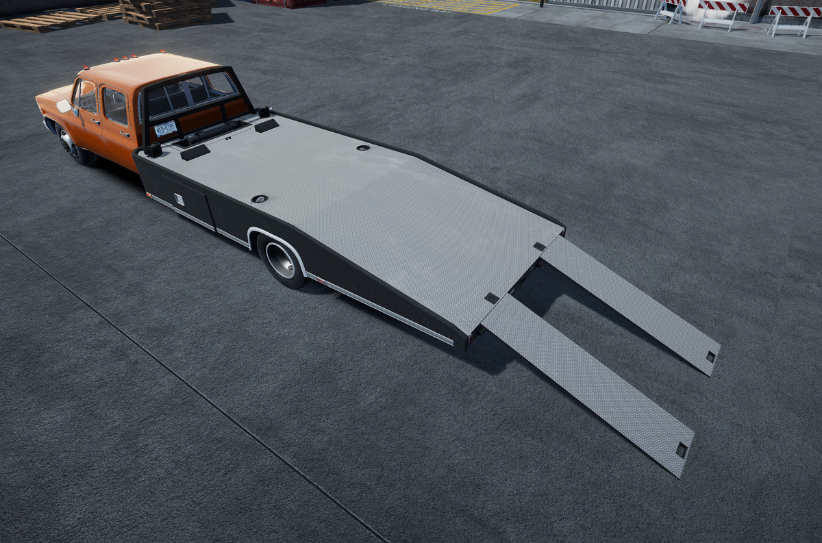 Crewcab ramp truck
