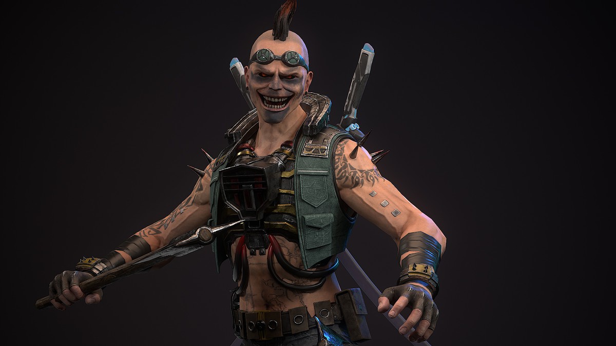 Sci-Fi Punk Warrior