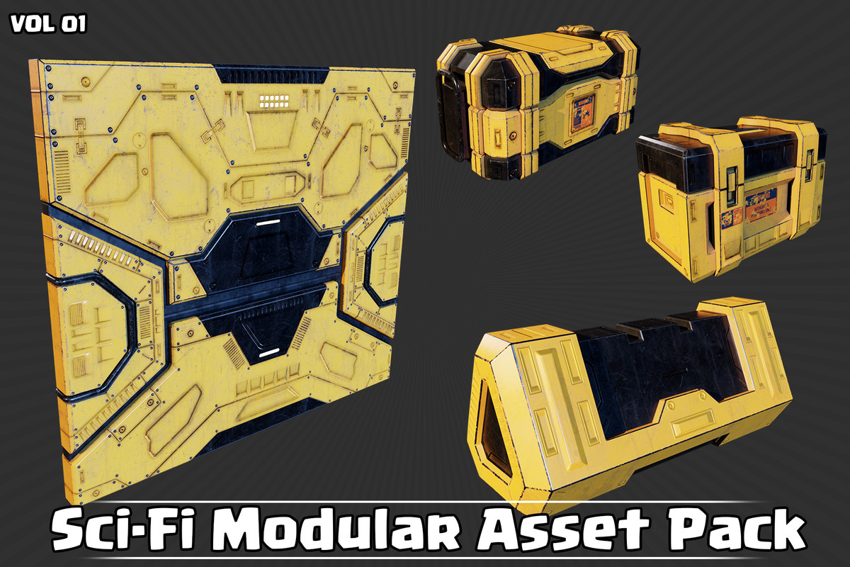 Sci-Fi Modular Assets