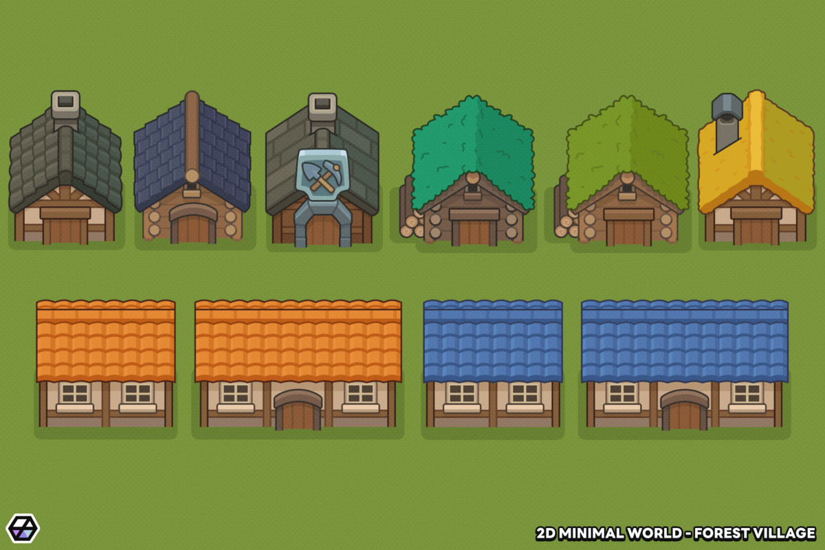 2D Minimal World - Forest Village