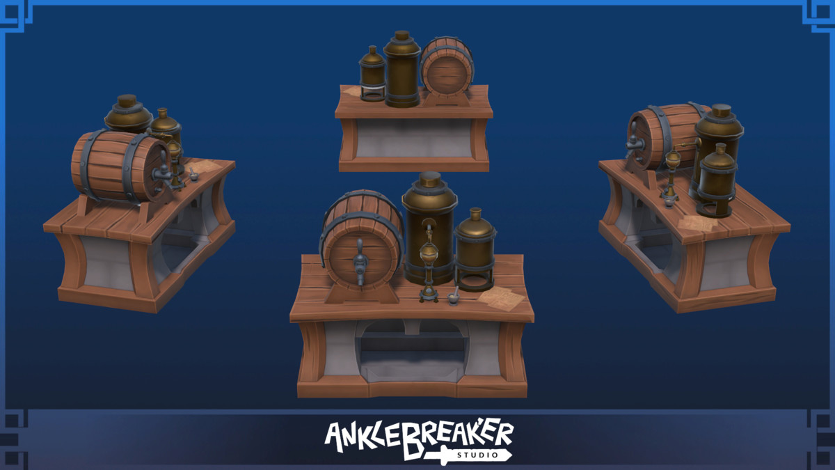 Stylized Brewing Station & Icons