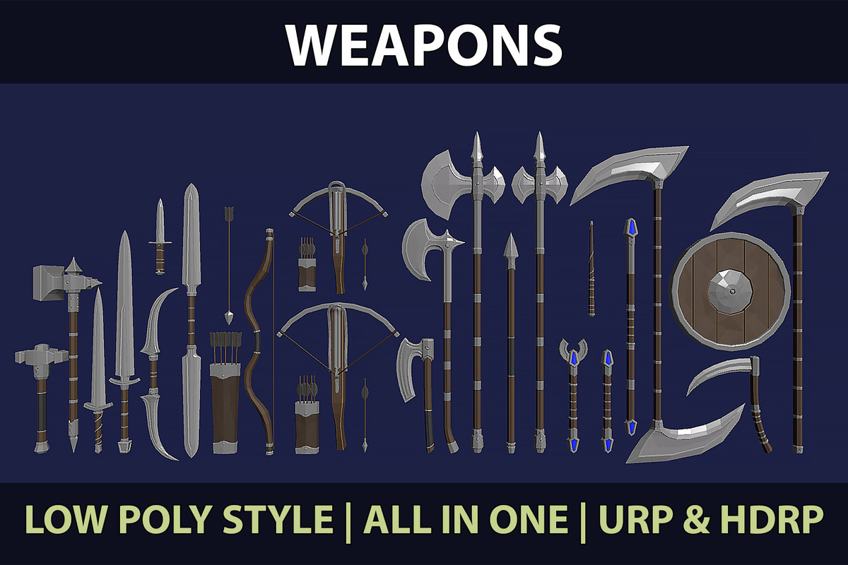 Low Poly Style Universe Collection