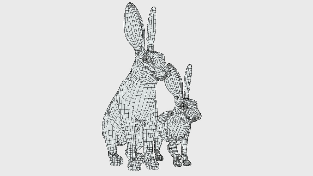 Cartoon - Hare