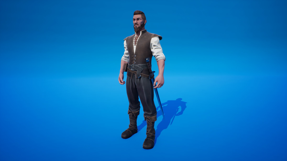 Man Warrior Character