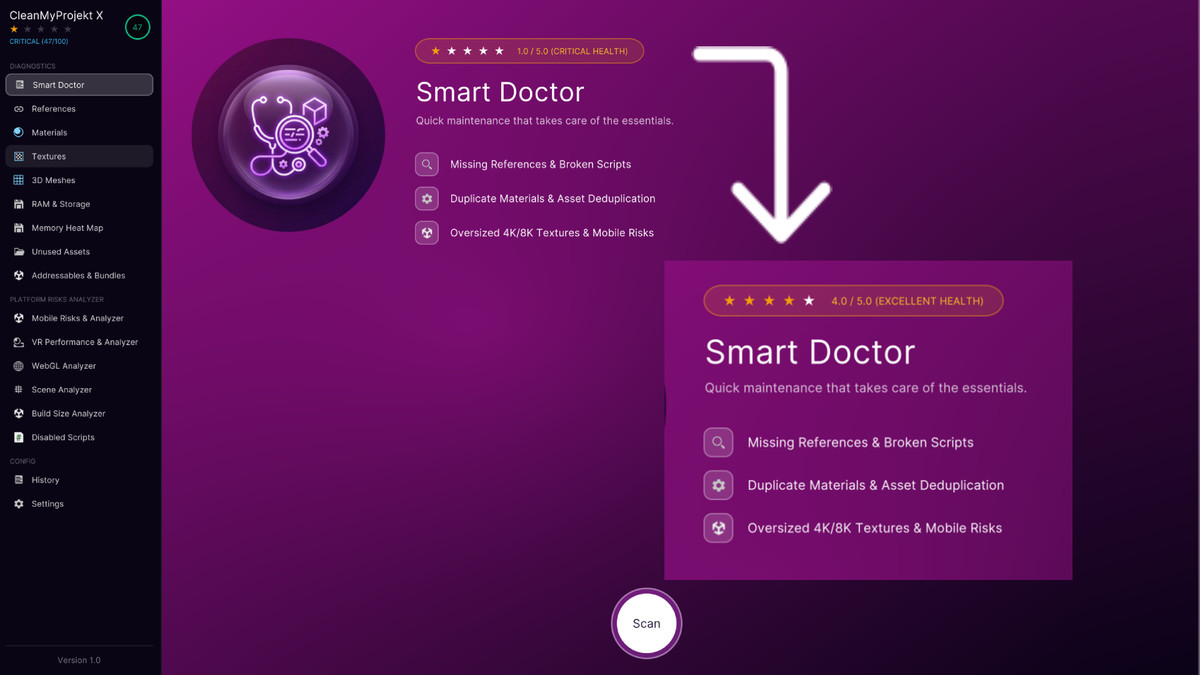 CleanMyProjektX