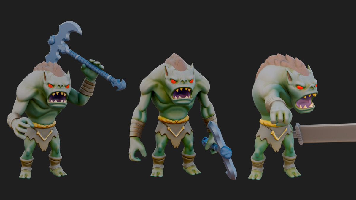 Stylized Undead Orc