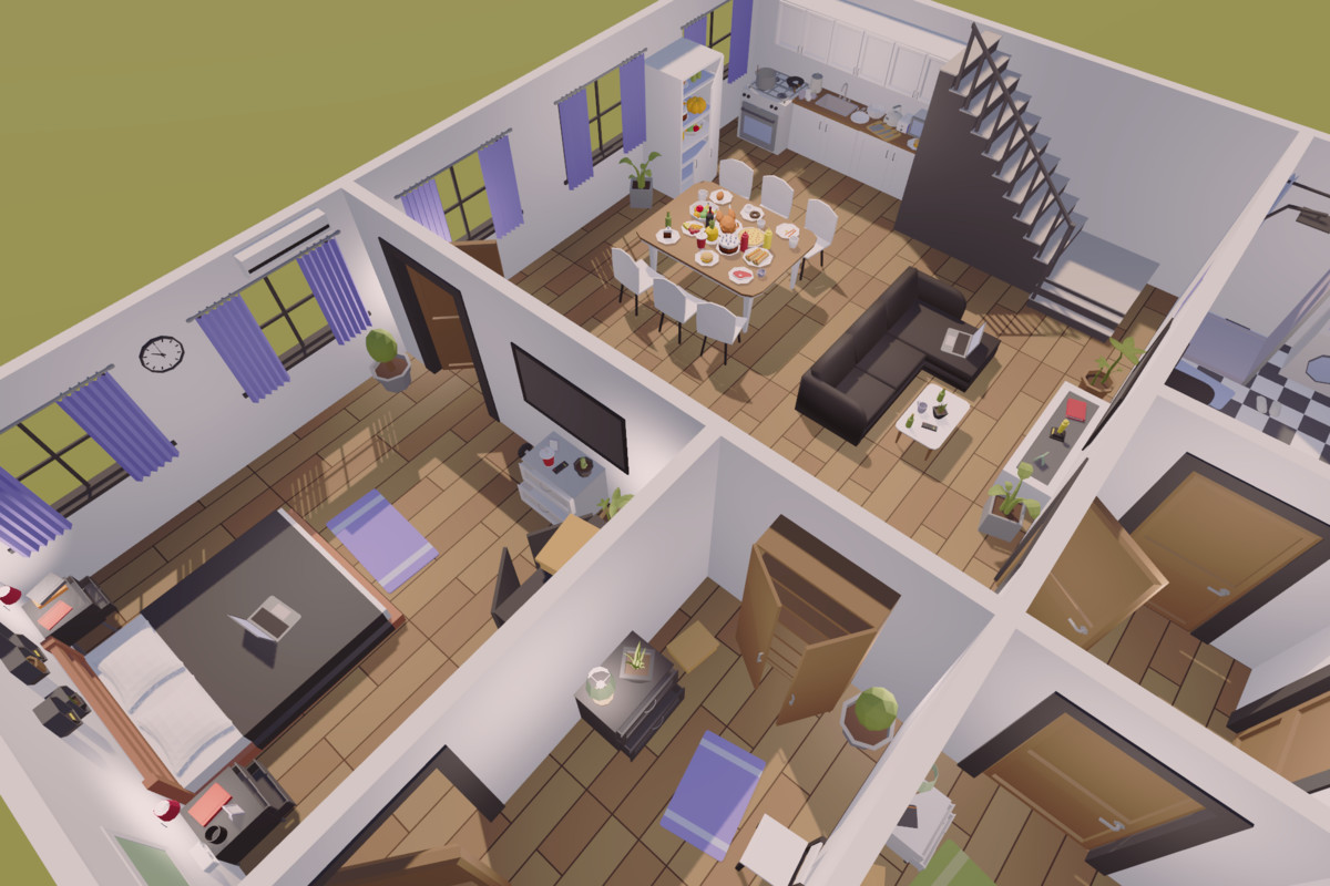 Ultimate Characters Bundle + House Interior + 3D Icons
