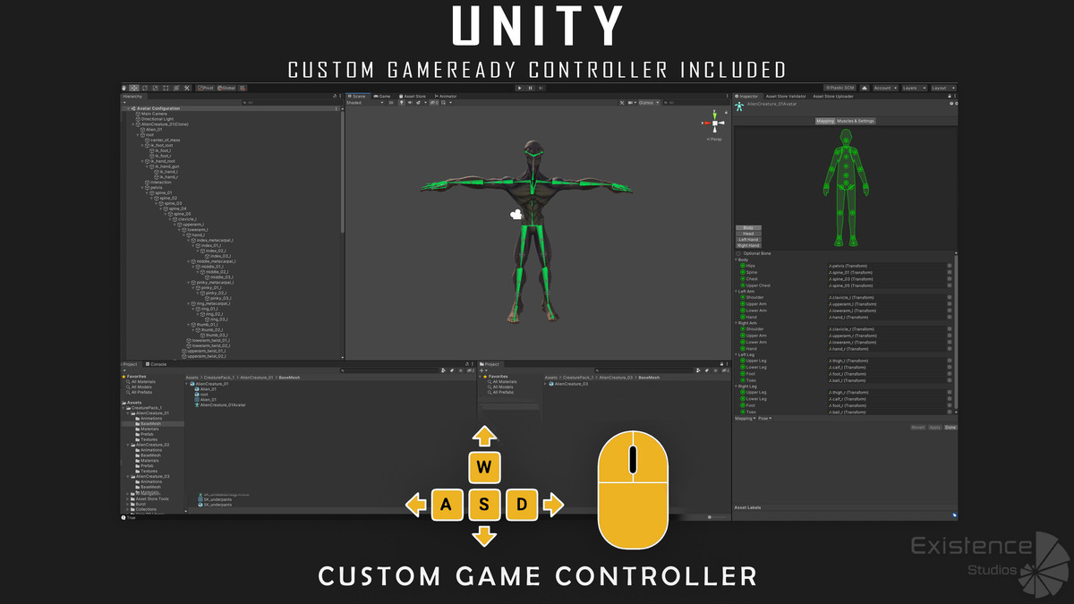 Stylized Creature Pack 2 - Stylized Monsters - Alien UFO Predator - #41