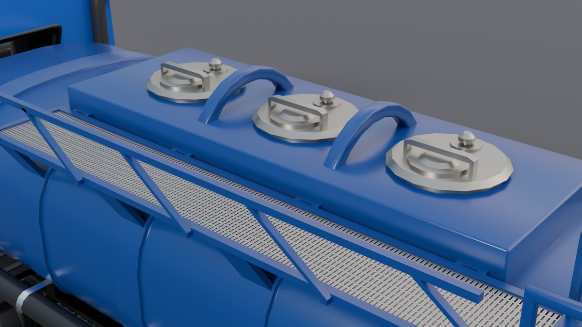 Modular Tanker Truck – Game Ready PBR Vehicle with Interior, UI Dashboard