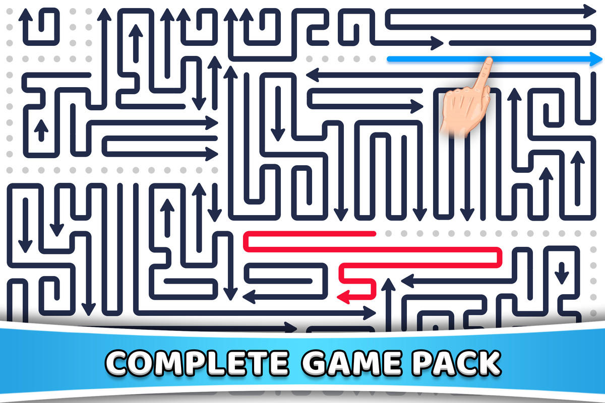 Arrow Puzzle Game - Complete Game Template (1000+ Levels & 350+ Daily Challenge)