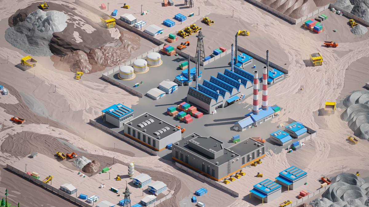 Mining Industry - Low Poly 3D Models Pack