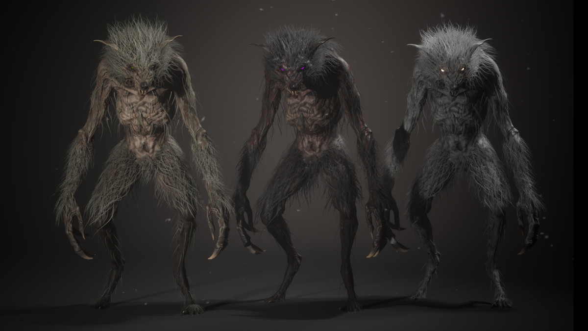 Feral Werewolf Monster