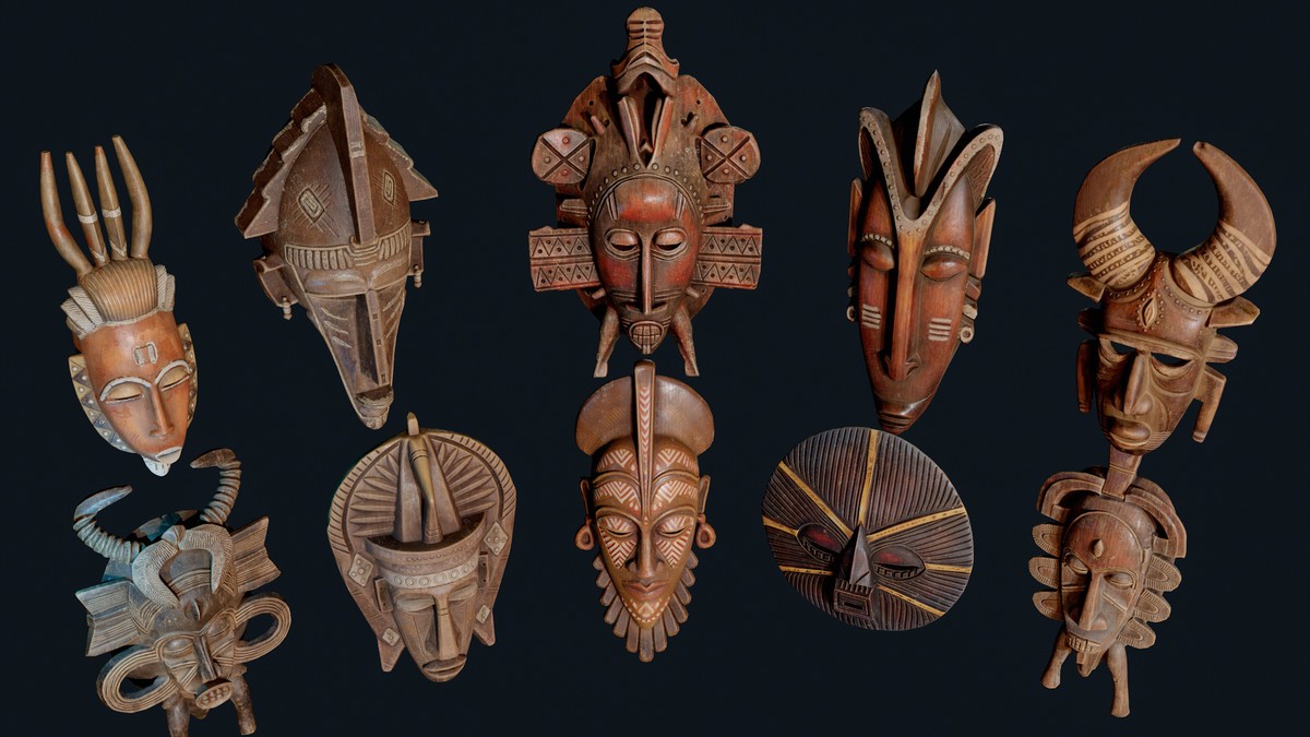 African Decor Masks