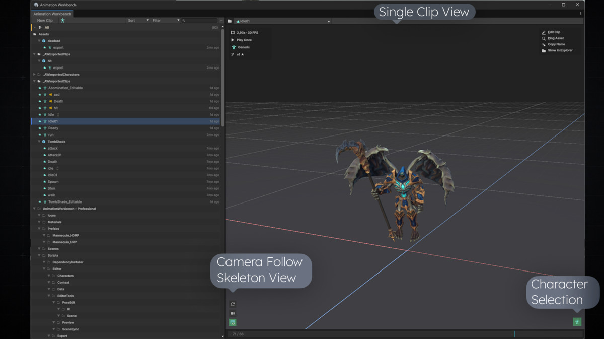 Animation Workbench 2 Pro - Edit, Organize & Preview Animations
