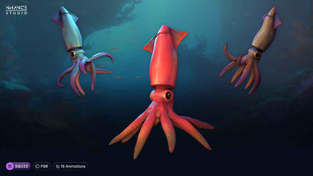 Stylized Sea Animals Bundle