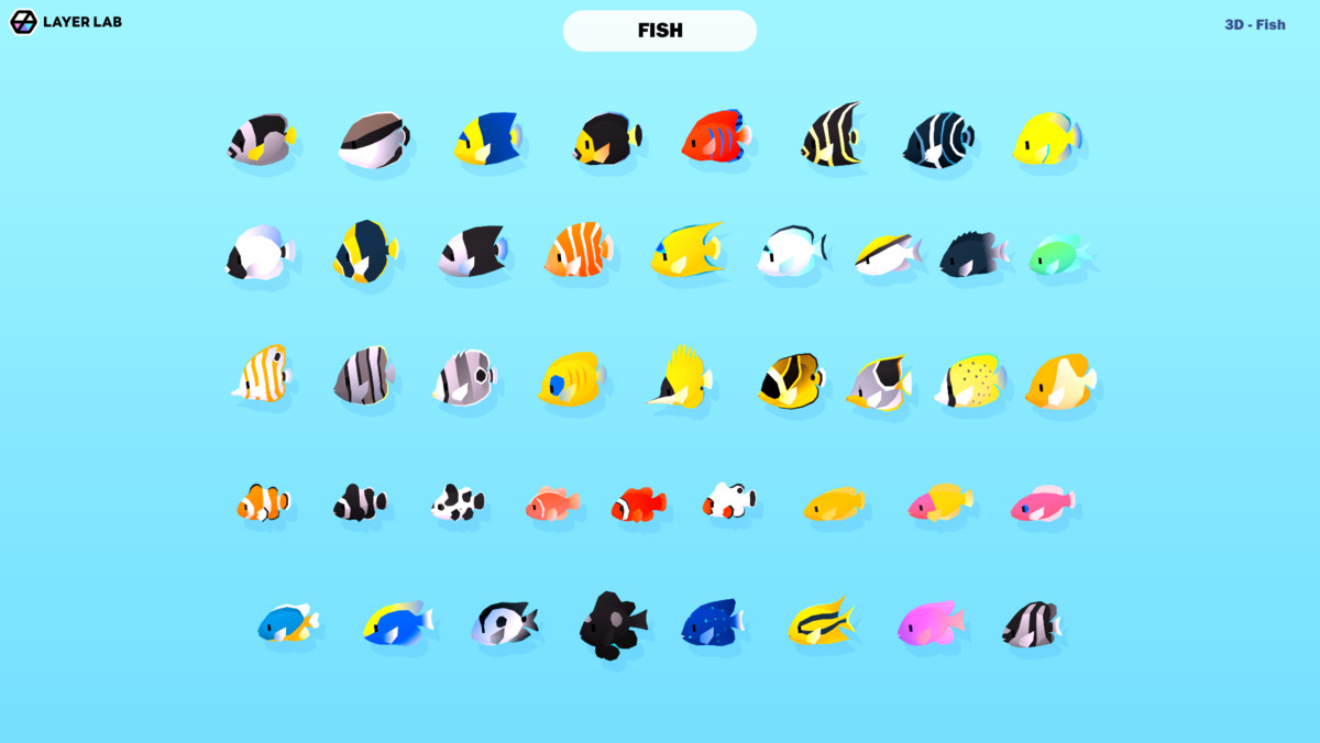 3D Characters - Fish