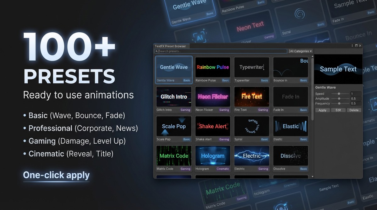 TextFX Master - 50+ Animated Text Presets