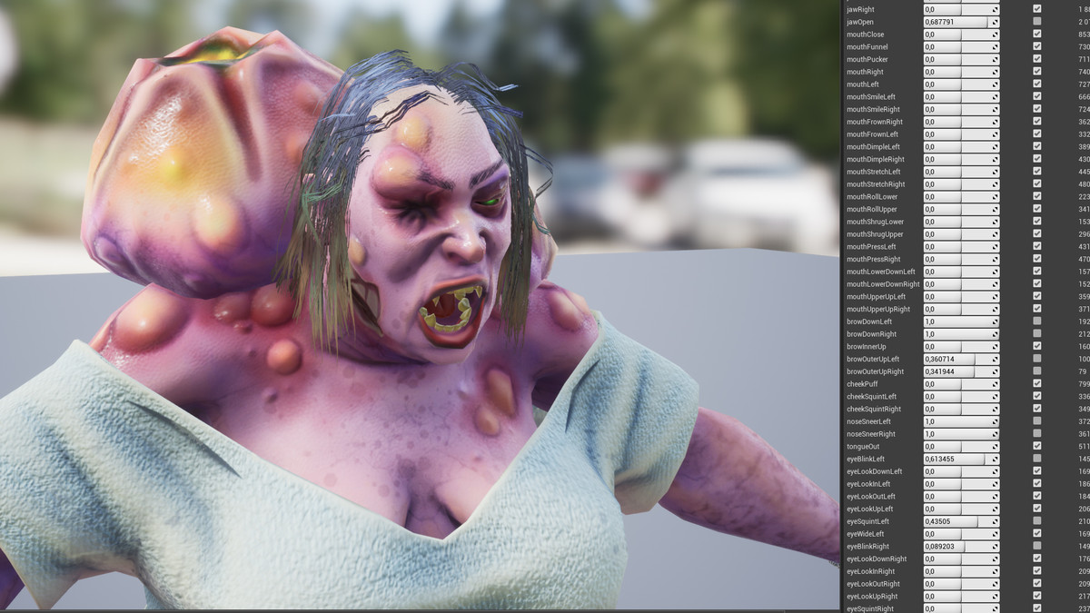 Chubby Zombie Girl | Character Enemy Mobs