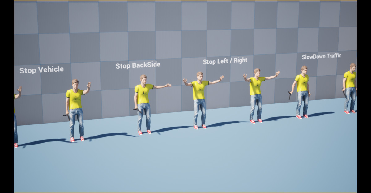 Traffic Police Animation