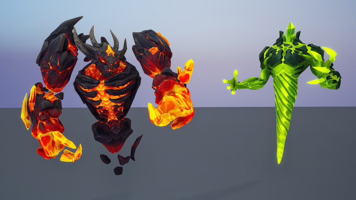 Stylized Fantasy Elementals Bundle
